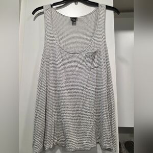 Torrid Black and White Textured Top